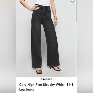 Reformation NEW Cary High Rise Slouchy Wide Leg Jeans